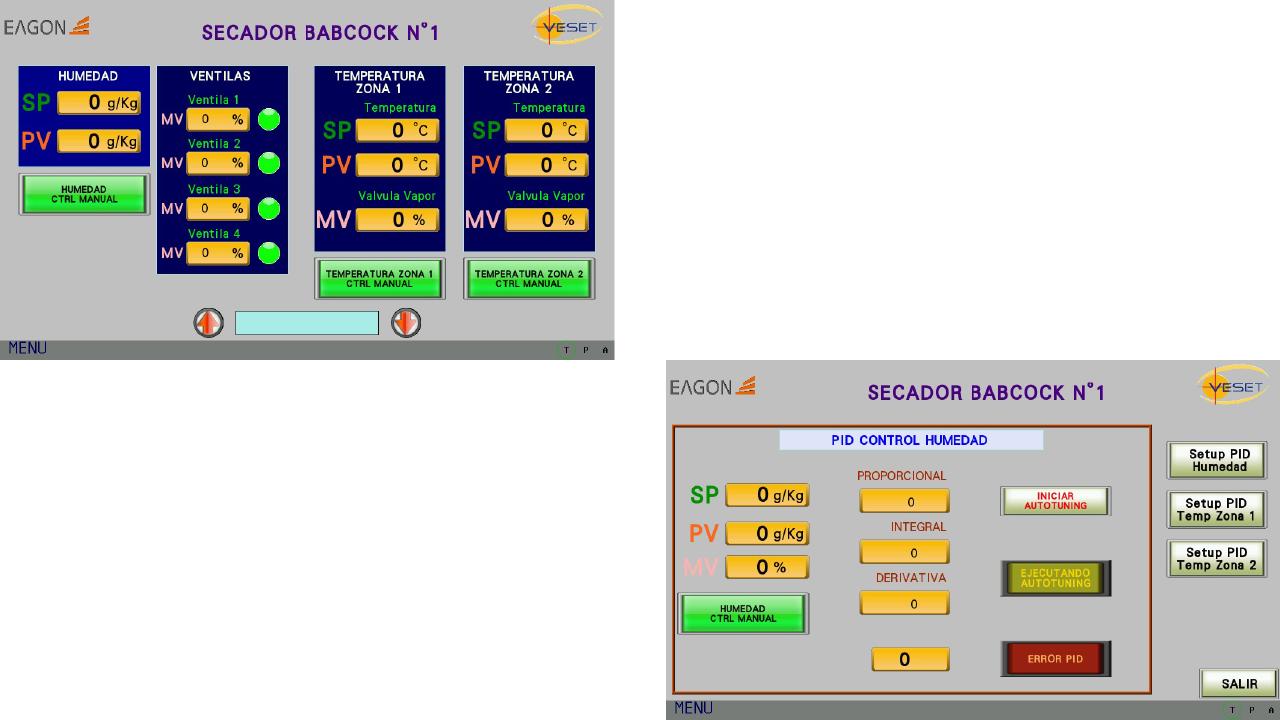 Proyecto 6: Diseño pantalla HMI para secador EAGON